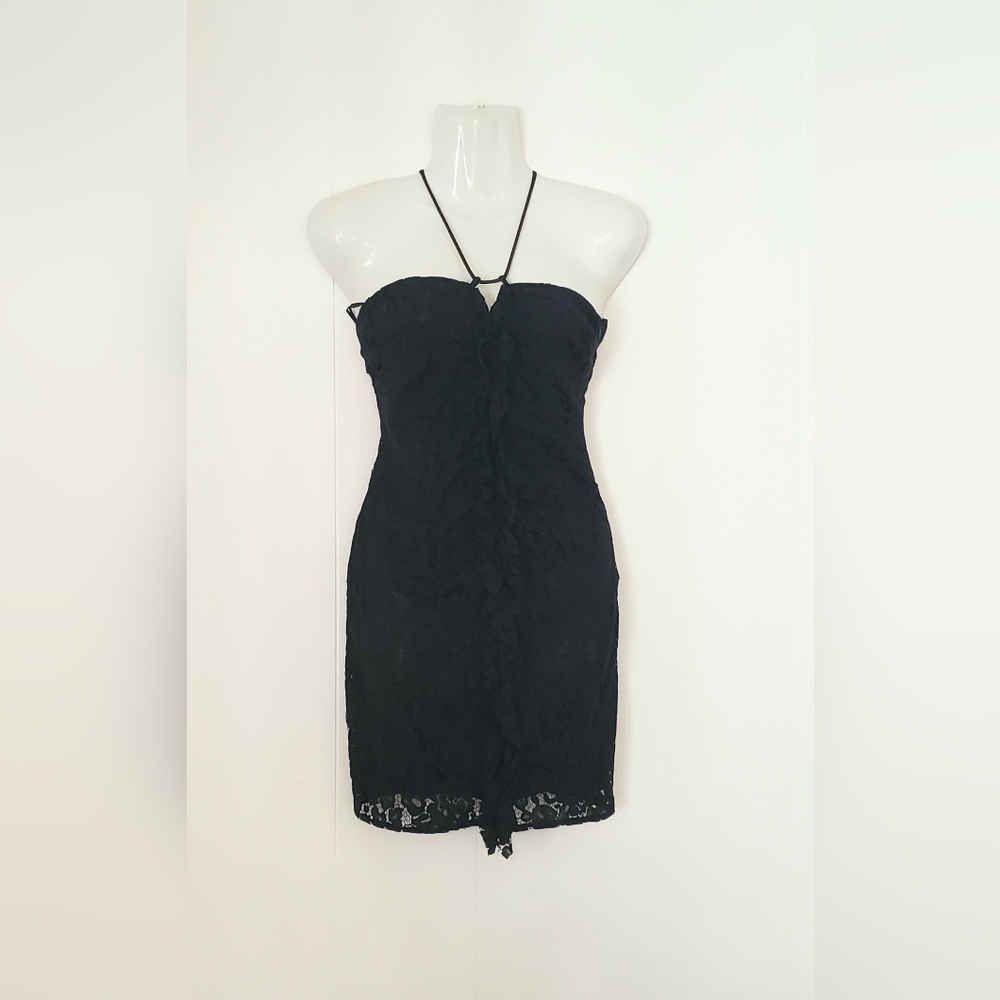 Zara Lace Little Black Dress